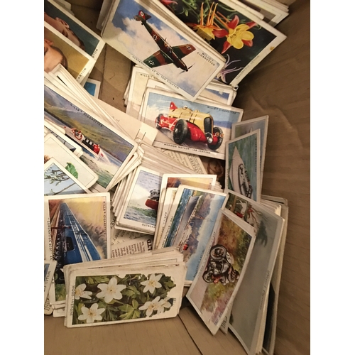 6 - VERY LARGE COLLECTION OF VINTAGE CIGARETTE CARDS, INCLUDING, TRANSPORT,FOOTBALL AND MUCH MUCH MORE