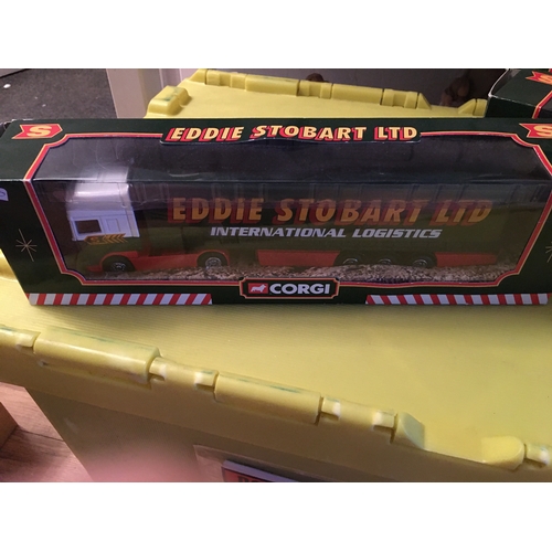 37 - EDDIE STOBART BOXED CORGI TRUCK