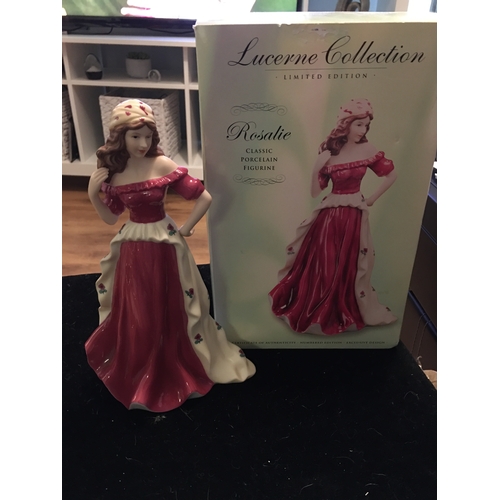 69 - LOVELY BOXED LUCERNE COLLECTION 'ROSALIE' FIGURINE