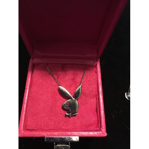 52 - LOVELY PLAYBOY NECKLACE IN VERY NICE PINK  PRESENTATION BOX