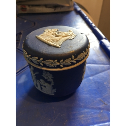 17 - LOVELY WEDGWOOD LIDDED JAR