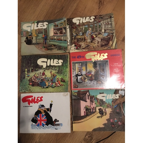 11 - NICE COLLECTION OF GILES BOOKS