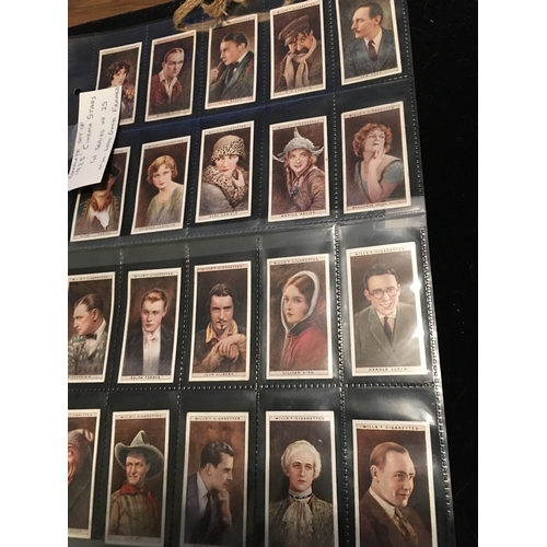 150X - FANTASTIC COMPLETE SET OF 1928 CINEMA STARS 1st SERIES CIGARETTE CARDS