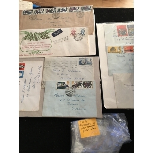 168 - ASSORTMENT OF OLD STAMPED ENVELOPES L5