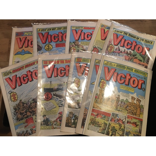 200A - LOT OF 10 VINTAGE VICTOR COMICS 1981