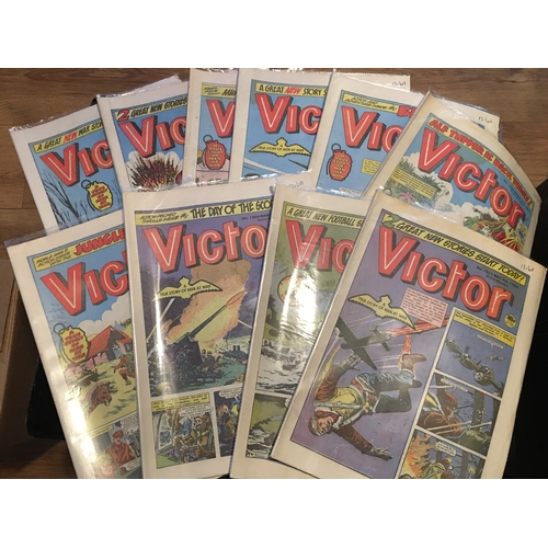 200B - LOT OF 10 VINTAGE VICTOR COMICS 1984