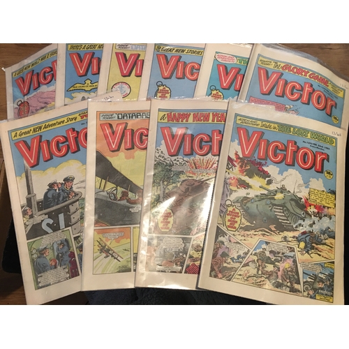 200C - LOT OF 10 VINTAGE VICTOR COMICS 1981