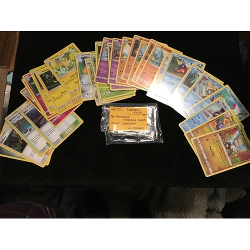 406 - SELECTION OF 30 POKEMON CARDS GUARDIANS RISING