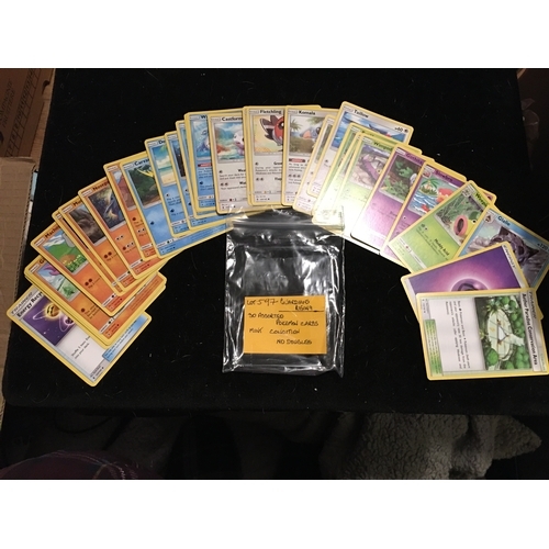 418 - SELECTION OF 30 POKEMON CARDS GUARDIANS RISING