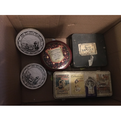 50 - SELECTION OF COLLECTABLE VINTAGE TINS