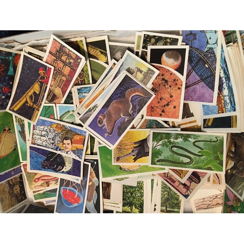 65 - GOOD LARGE SELECTION OF TEA/CIGARETTE   CARDS