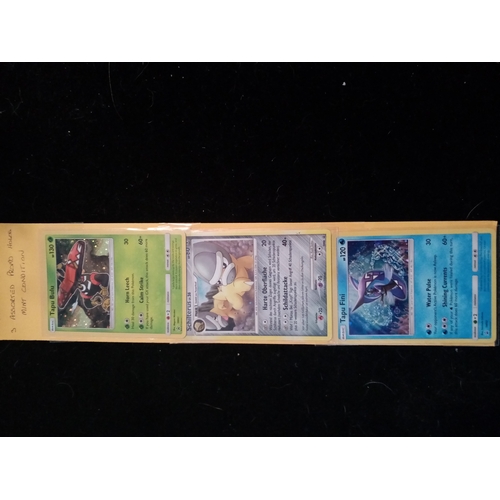 417 - SET OF THREE HOLOS POKEMON CARDS