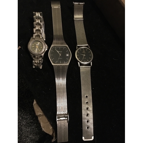 106 - THREE QUALITY WATCHES INCLUDING ACCURIST NEEDS WINDER