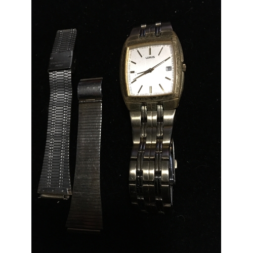 101 - LOVELY DESIGNER STYLE WATCH WITH SPARE STRAP