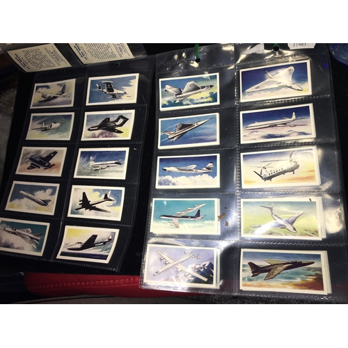 114 - NICE Two Sets of Aviation Cigarette Cards (25 each) entitled History of The Air and Aircraft of The ... 