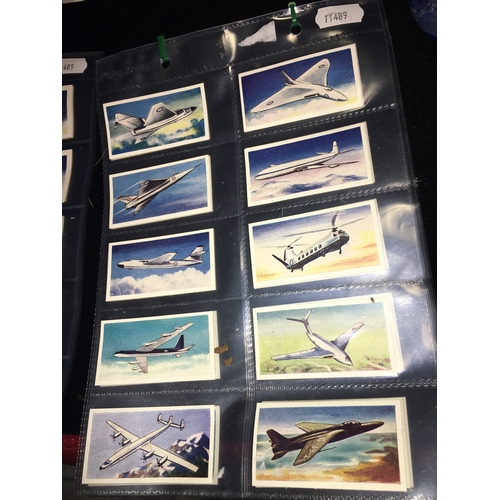 114 - NICE Two Sets of Aviation Cigarette Cards (25 each) entitled History of The Air and Aircraft of The ... 