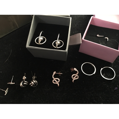 40 - LOVELY SELECTION OF NEW EARINGS INCLUDING SILVER