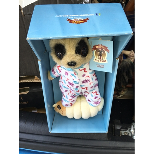 562 - BOXED Meerkat soft toy