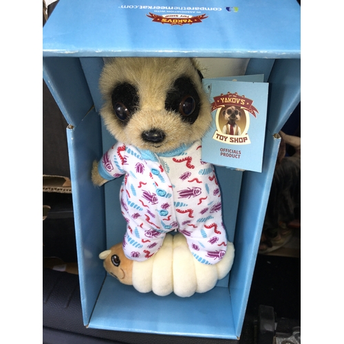 562 - BOXED Meerkat soft toy