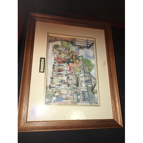 30 - VERY NICE M Richardson 3D Framed and Glazed Print