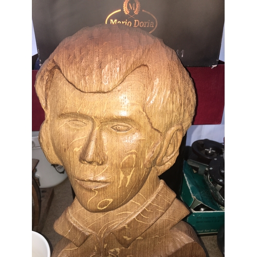 64 - VERY NICE CARVED ROBBIE BURNS PLAQUE