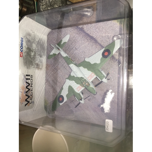 107 - BOXED CORGI WW11 LEGENDS MODEL AEROPLANE