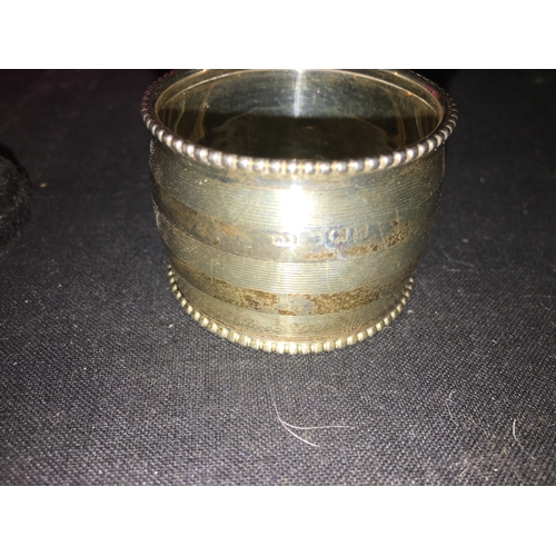 27 - Hallmarked Silver Napkin Ring