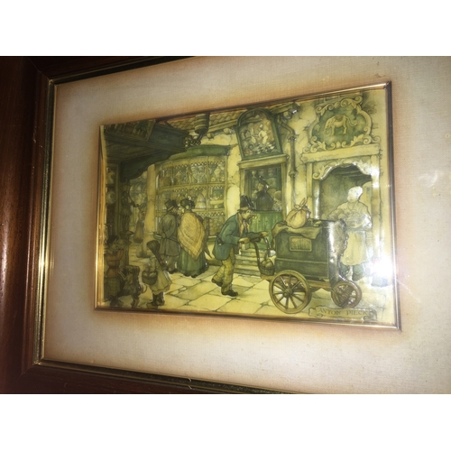 41 - VERY NICE Anton Pieck 3D Framed and Glazed Print