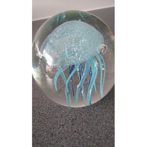 1030 - LARGE JELLYFISH PAPERWEIGHT