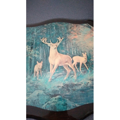 1035 - LOVELY DEER WALL PLAQUE