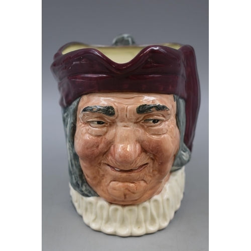 81 - VERY NICE Large Royal Doulton 'Simon the Cellarer' Character Jug. Approx 16cm Tall.