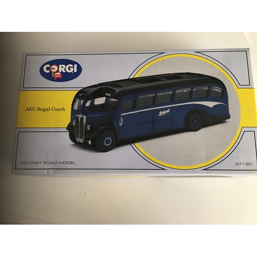 223 - FANTASTIC BOXED CORGI A.E.C. REGAL COACH 97190  LIMITED EDITION