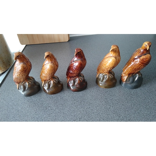 309 - FIVE EMPTY BENEAGLES MINIATURES