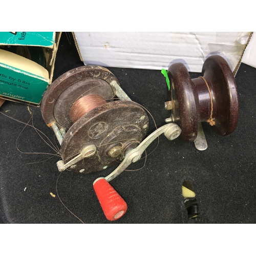 220W - TWO COLLECTIBLE EARLY FISHING REELS