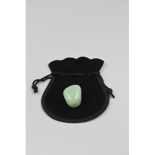 389 - Large Natural Amazonite Stone with Gift Pouch 1