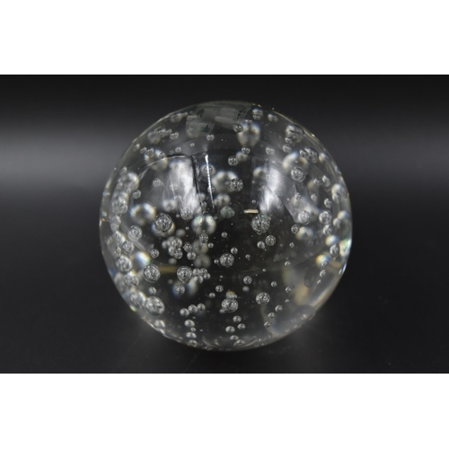 405 - LOVELY  Controlled Bubble Paperweight