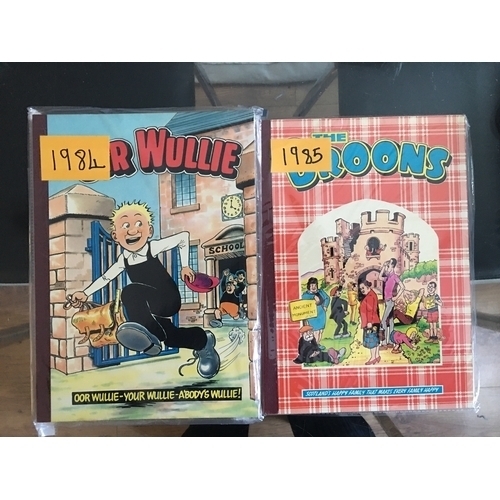 351 - OOR WULLIE 1984 & 1985 BROONS ANNUALS