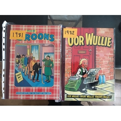 352 - OOR WULLIE 1981 & 1982 BROONS ANNUALS