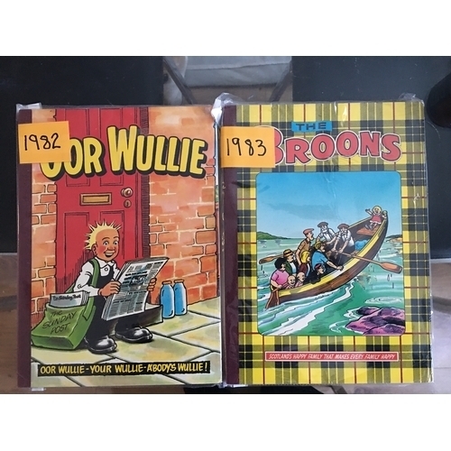 354 - OOR WULLIE 1982 & 1983 BROONS ANNUALS