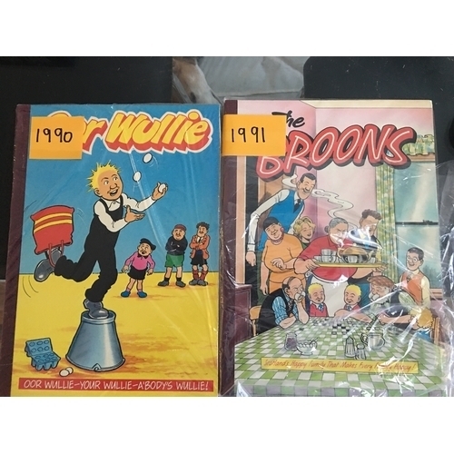 355 - OOR WULLIE 1990 & 1991 BROONS ANNUALS