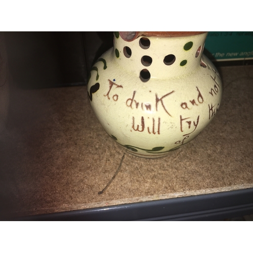 310 - VERY NICE Puzzle Jug With The Inscription 