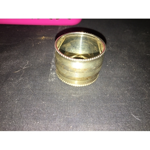 317 - Hallmarked Silver Napkin Ring