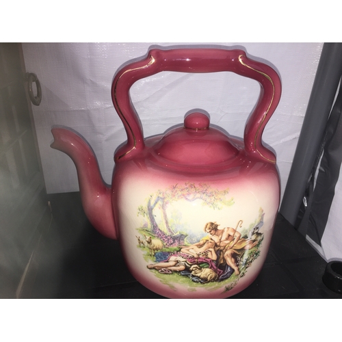 322 - LOVELY Vintage Staffordshire KH Pottery KETTLE ORNAMENT