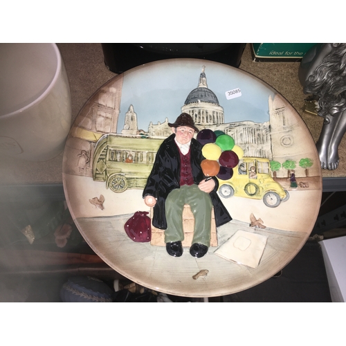 330 - LOVELY ROYAL DOULTON 'THE OLD BALLOON MAN' COLLECTORS 3D PLATE