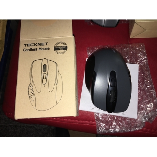 99 - NEW BOXED TECKNET CORDLESS MOUSE NO RESERVE £1 START