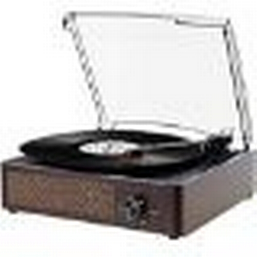 127 - NEW BOXED Vinyl Record Player Turntable with Built-in Bluetooth Receiver & 2 Stereo Speakers, 3 Spee... 