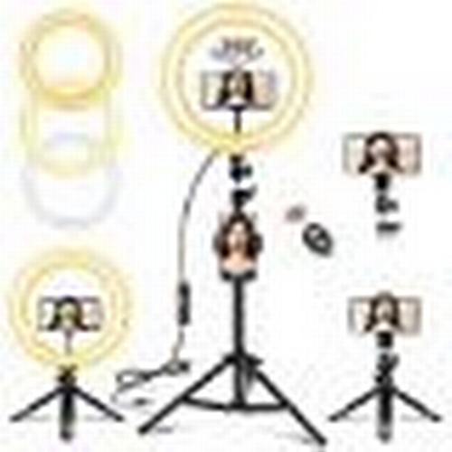 128 - NEW BOXED SELFI LIGHT WITH TRIPOD AND MOBILE PHONE HOLDER