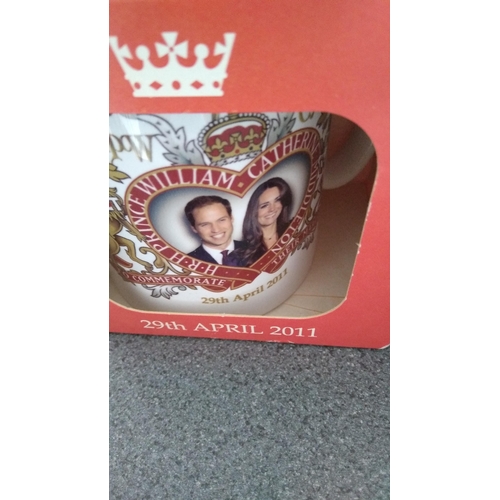 400 - TWO BOXED WILLIAM AND KATE 2011 COMMEMORATIVE MUGS