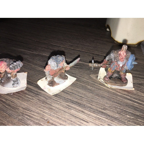 279 - SELECTION OF FIVE WARHAMMER OGRES FIGURES