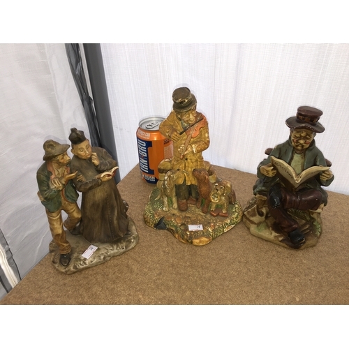 60 - NICE SELECTION OF RETRO FIGURINES MARKED TO BASE 1975